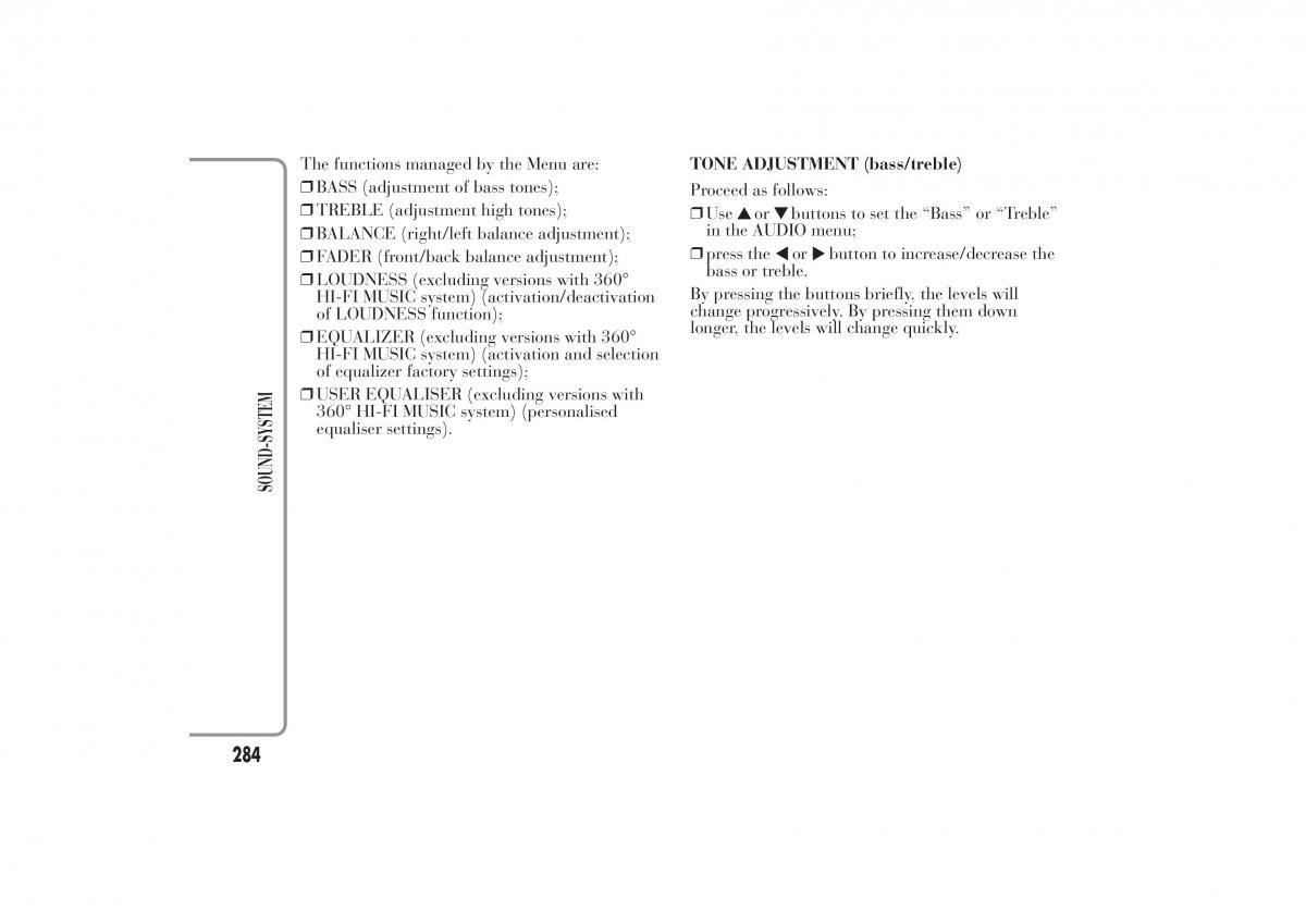 Lancia Ypsilon II 2 owners manual / page 288