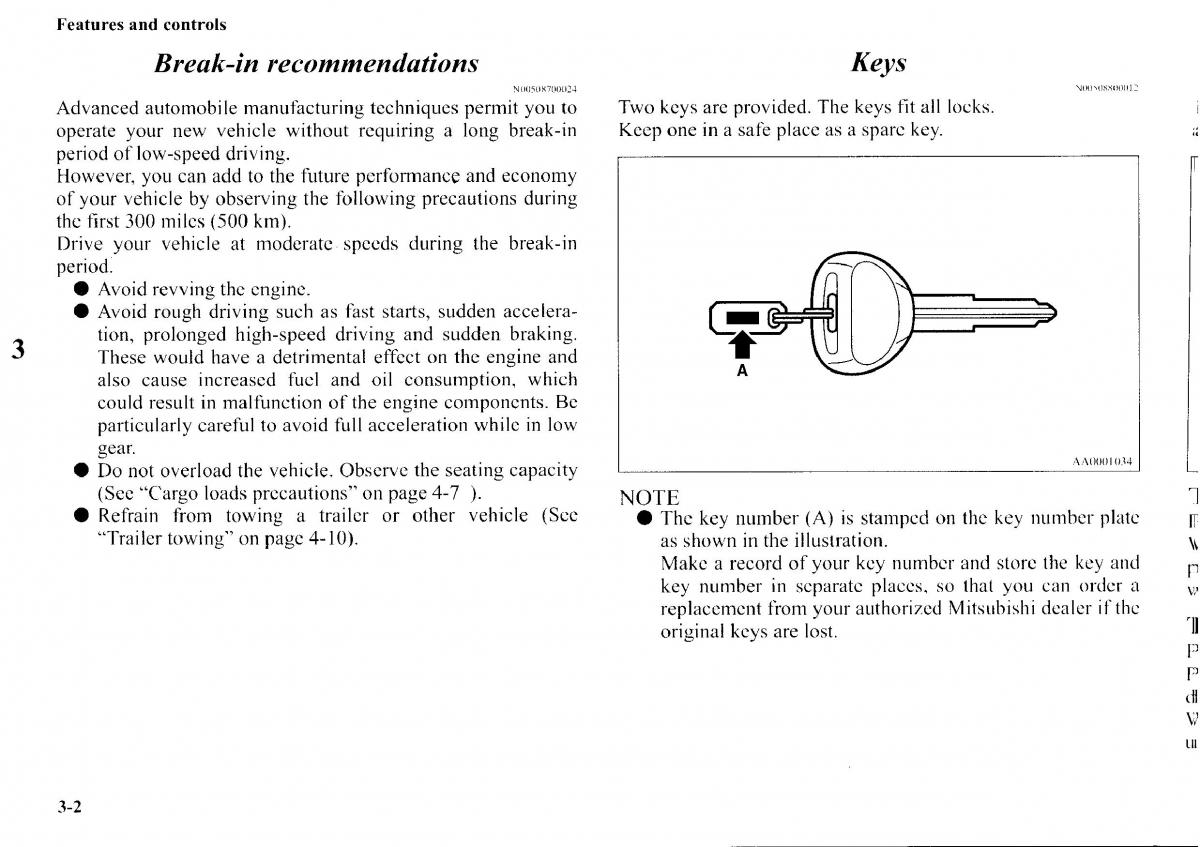 Mitsubishi Outlander I 1 owners manual / page 79