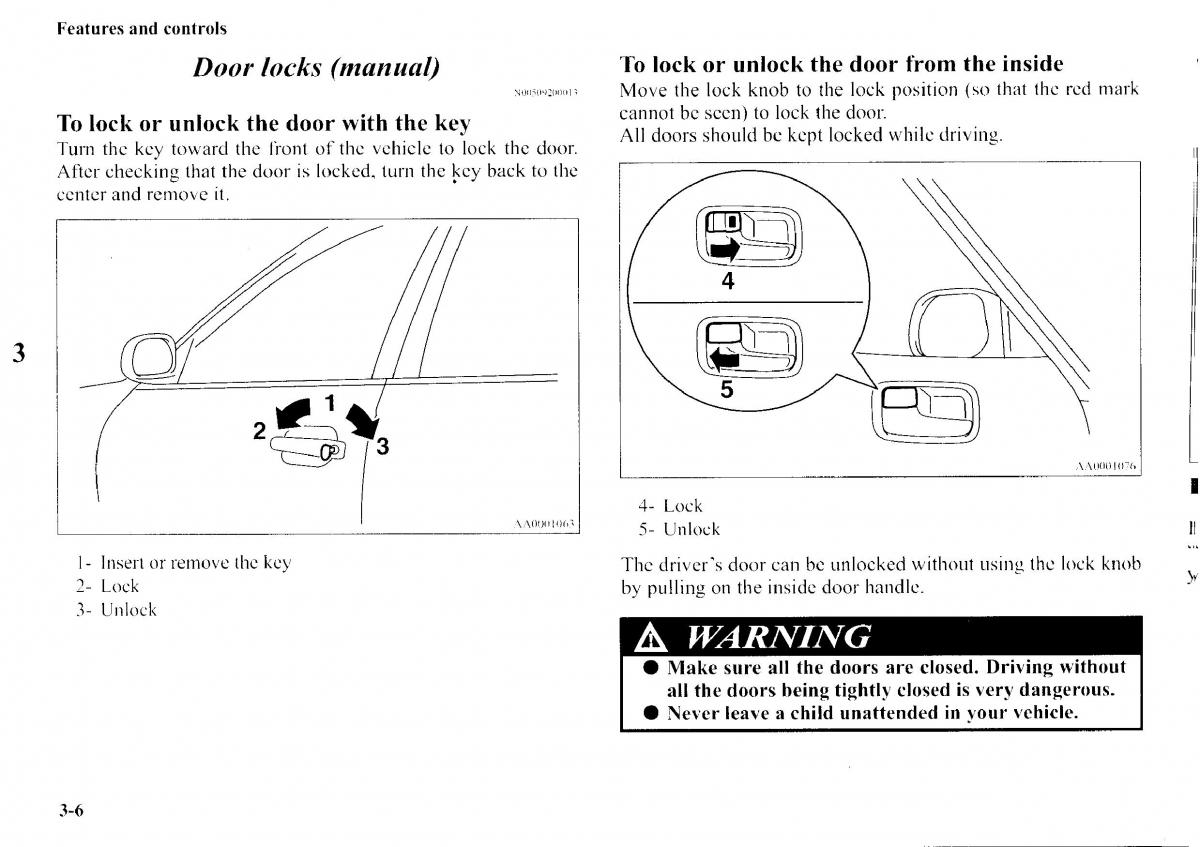 Mitsubishi Outlander I 1 owners manual / page 83