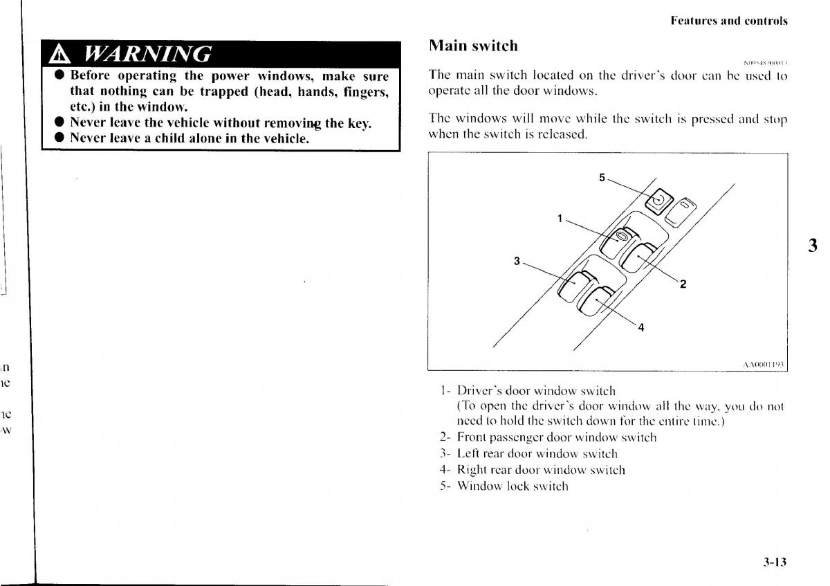 Mitsubishi Outlander I 1 owners manual / page 89