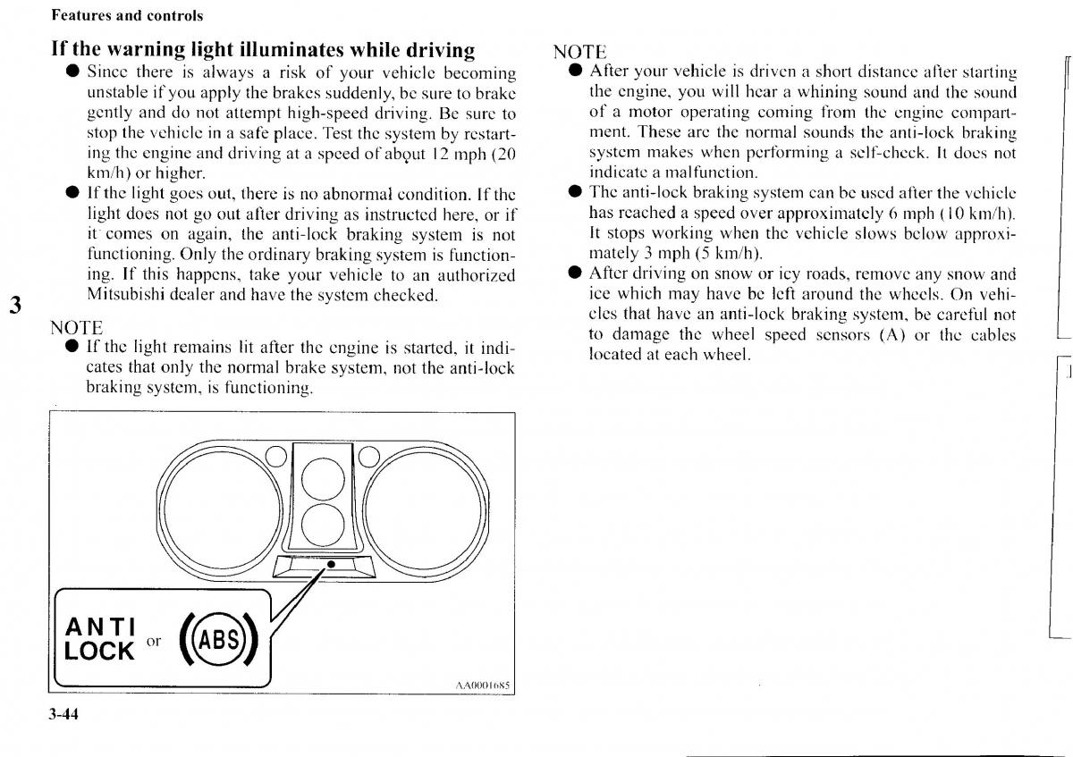 Mitsubishi Outlander I 1 owners manual / page 120