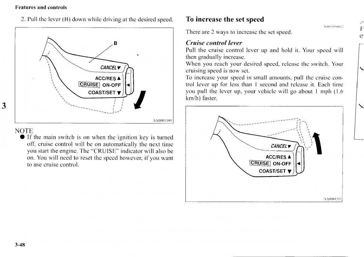 Mitsubishi Outlander I 1 owners manual / page 124