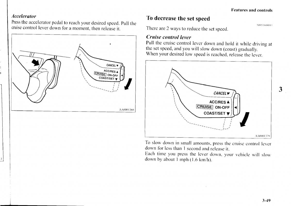 Mitsubishi Outlander I 1 owners manual / page 125