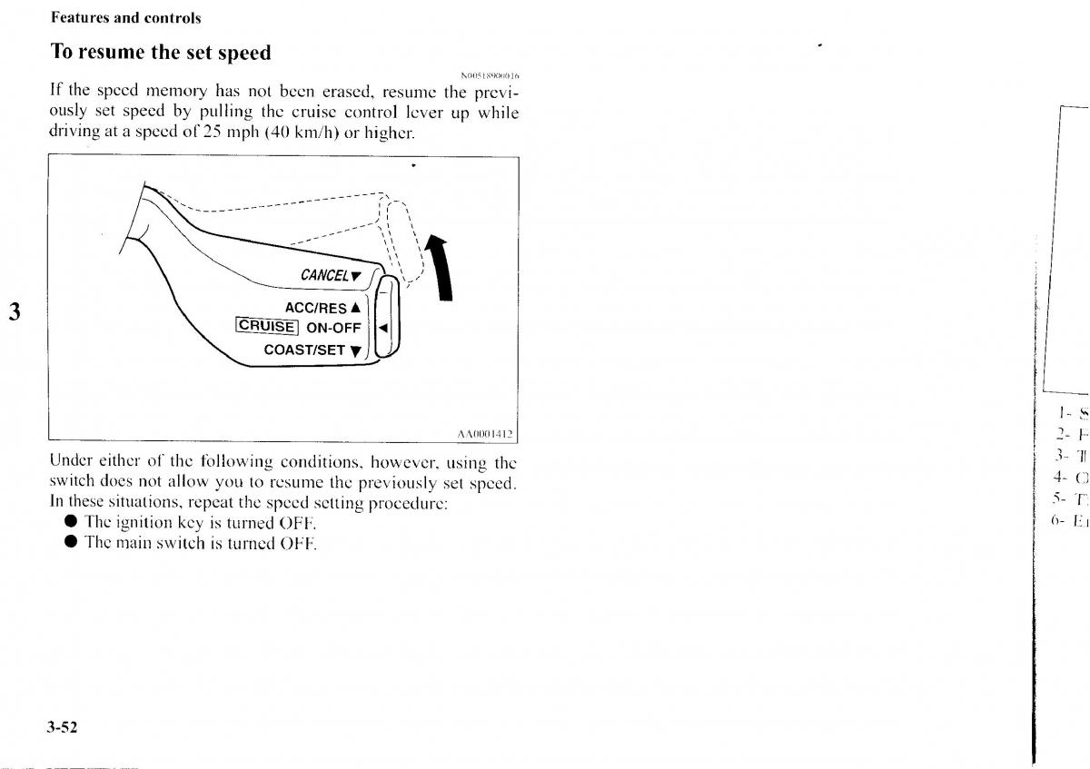 Mitsubishi Outlander I 1 owners manual / page 128