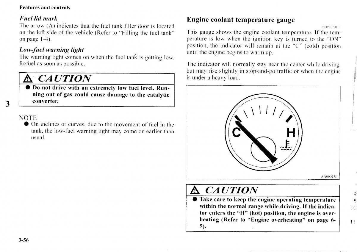 Mitsubishi Outlander I 1 owners manual / page 132