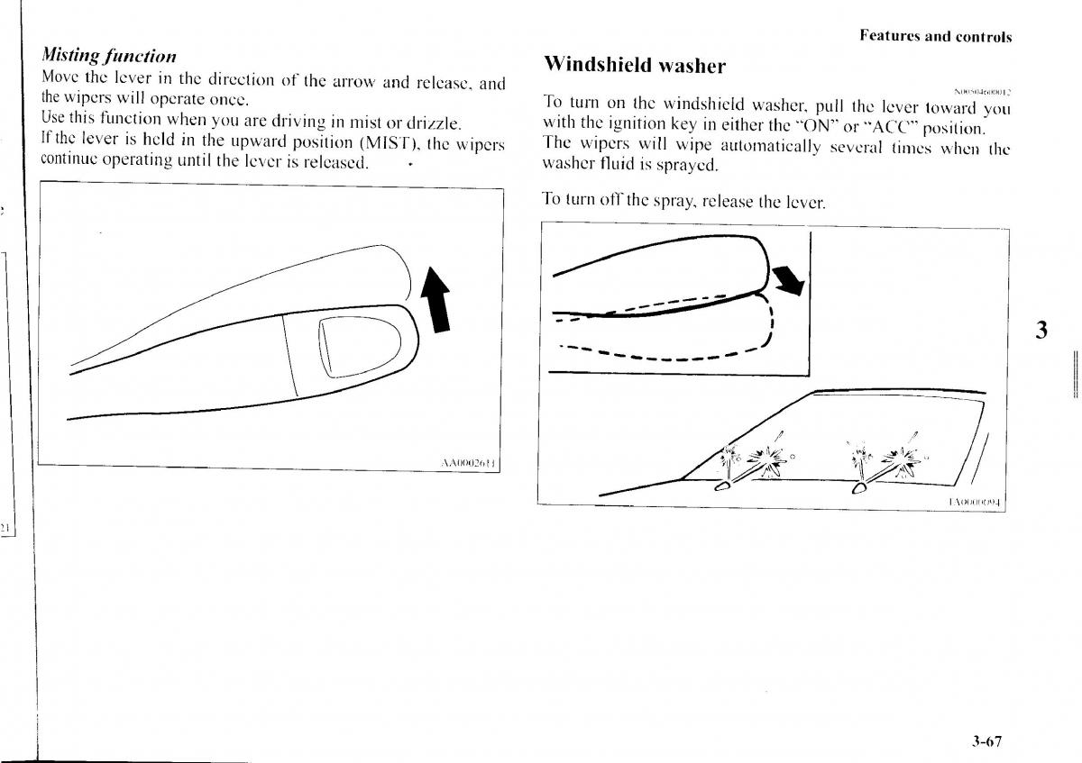 Mitsubishi Outlander I 1 owners manual / page 143