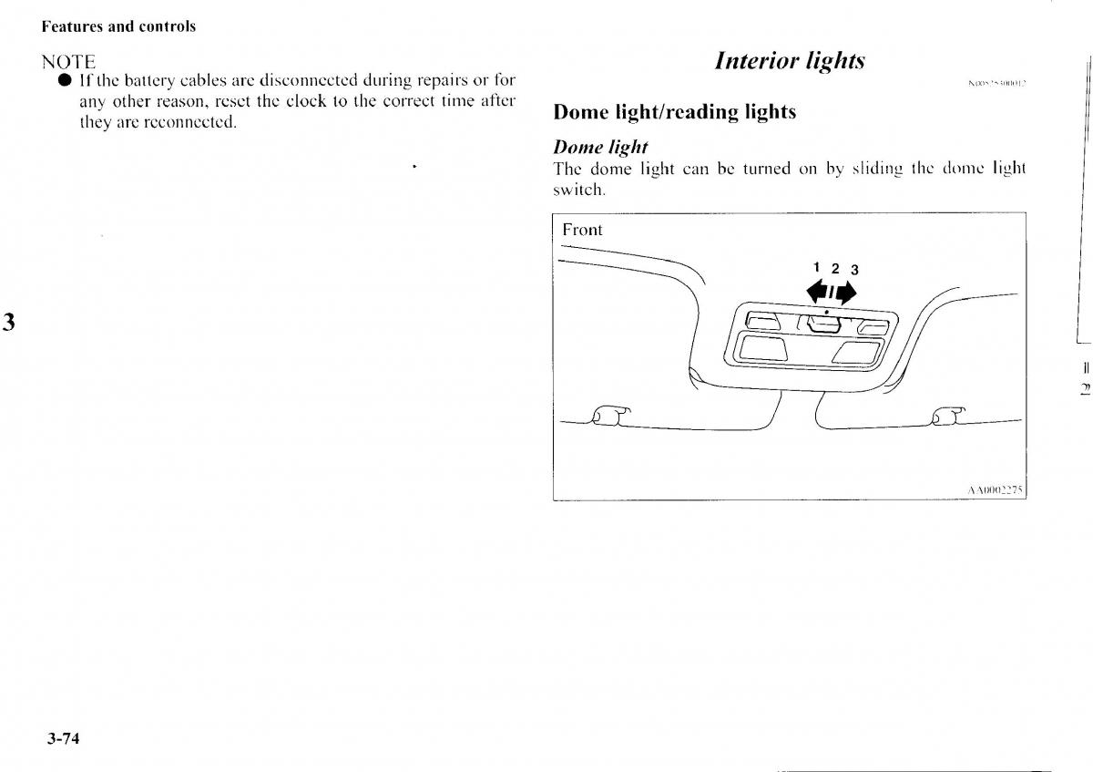 Mitsubishi Outlander I 1 owners manual / page 150