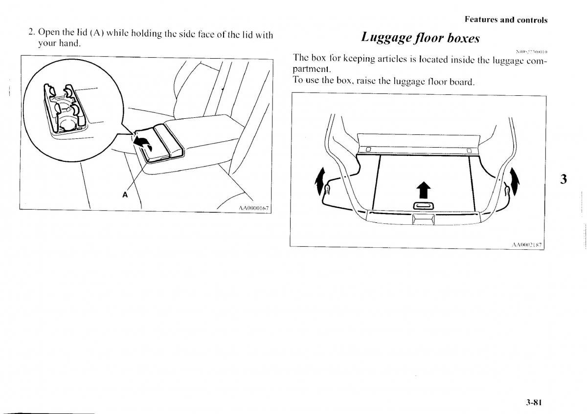 Mitsubishi Outlander I 1 owners manual / page 157