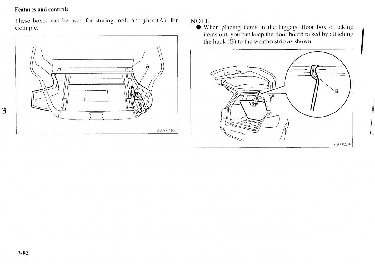 Mitsubishi Outlander I 1 owners manual / page 158