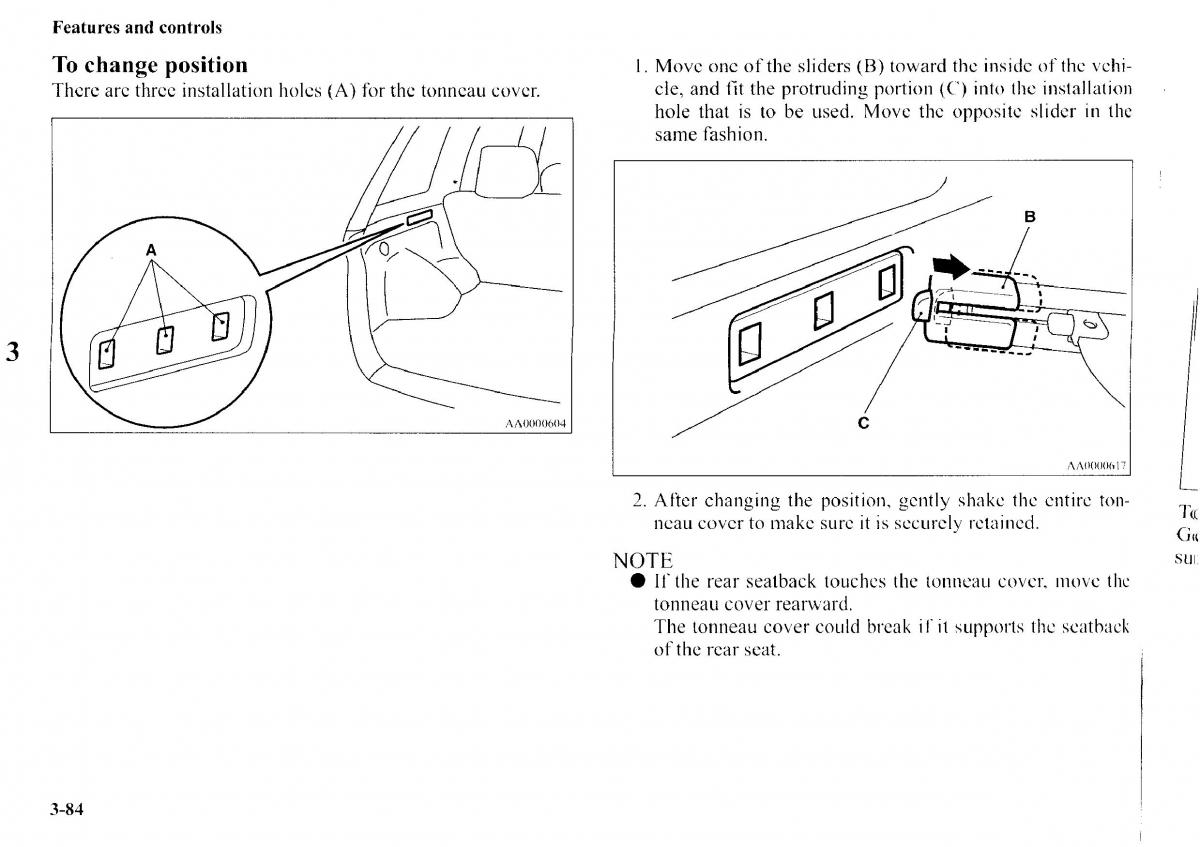 Mitsubishi Outlander I 1 owners manual / page 160