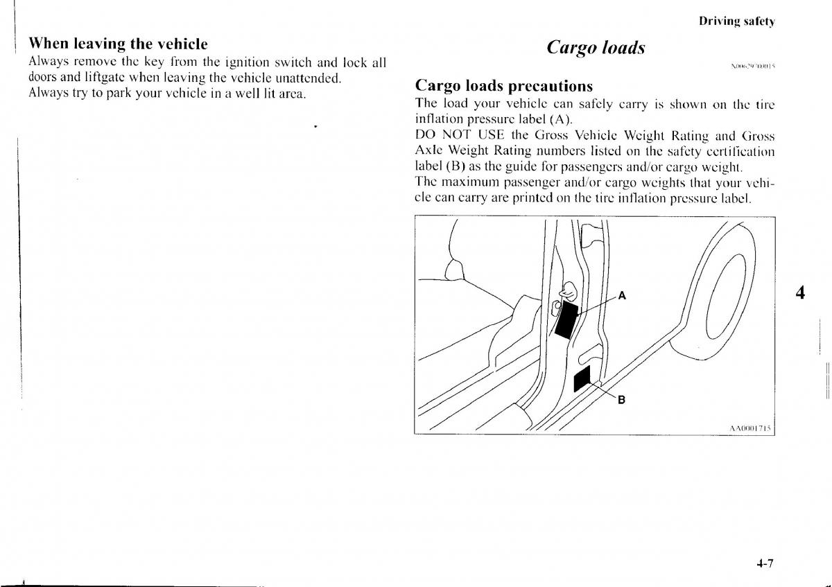 Mitsubishi Outlander I 1 owners manual / page 170