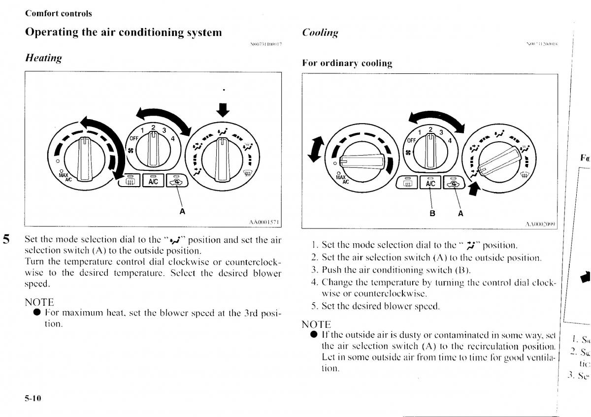 Mitsubishi Outlander I 1 owners manual / page 188