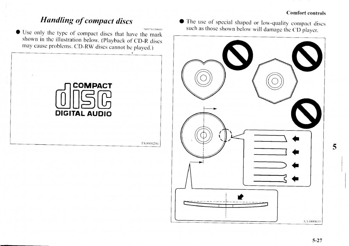 Mitsubishi Outlander I 1 owners manual / page 205