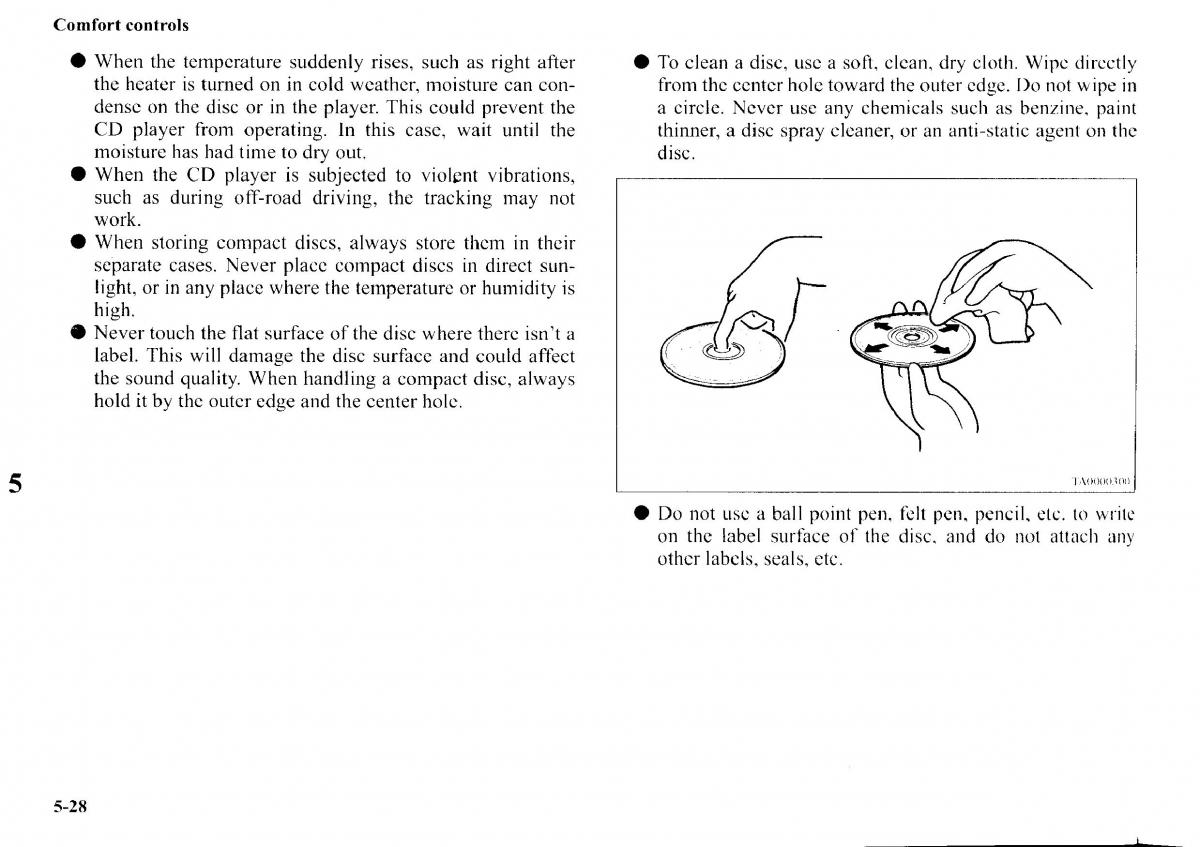 Mitsubishi Outlander I 1 owners manual / page 206