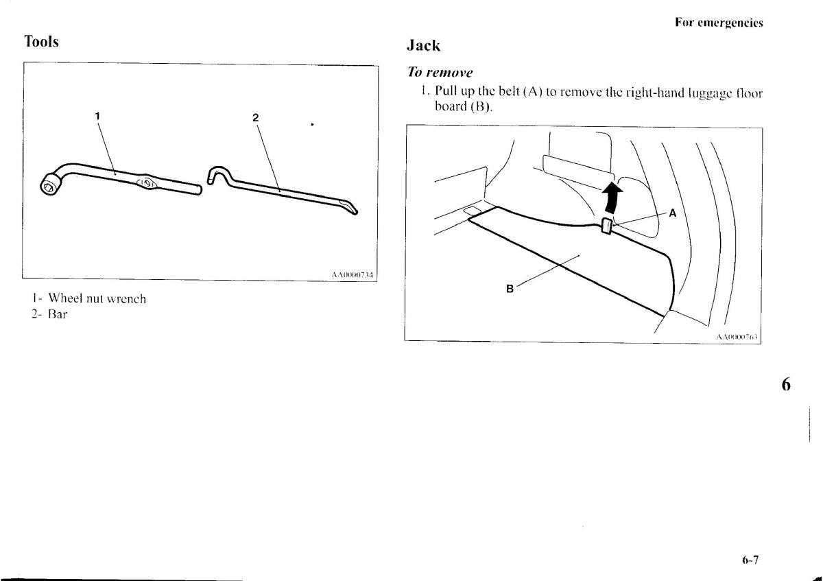 Mitsubishi Outlander I 1 owners manual / page 217