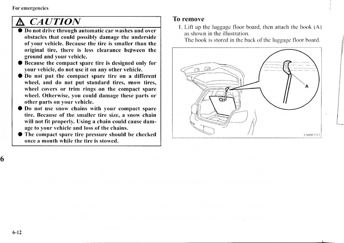 Mitsubishi Outlander I 1 owners manual / page 222