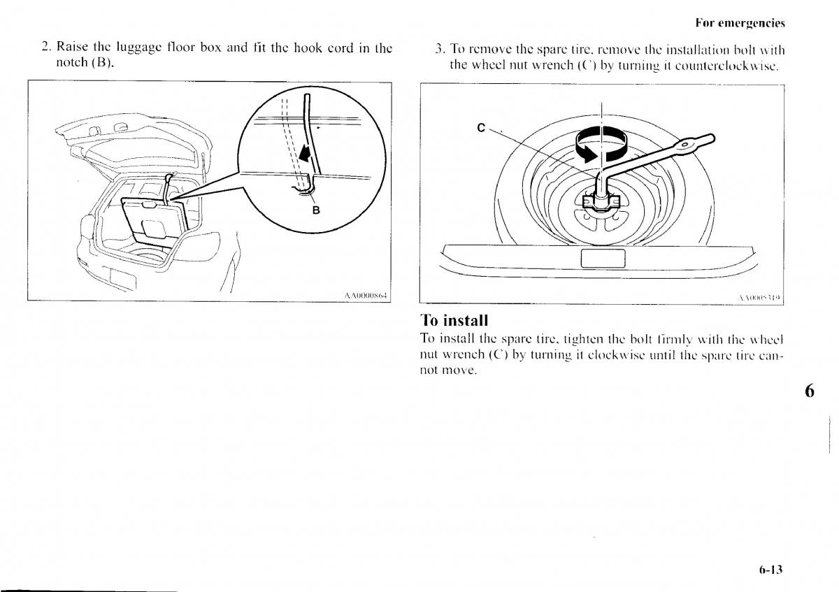 Mitsubishi Outlander I 1 owners manual / page 223