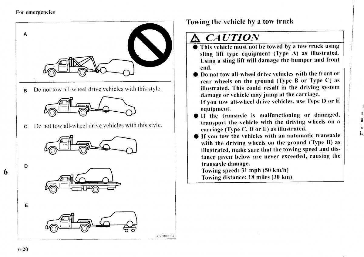 Mitsubishi Outlander I 1 owners manual / page 230