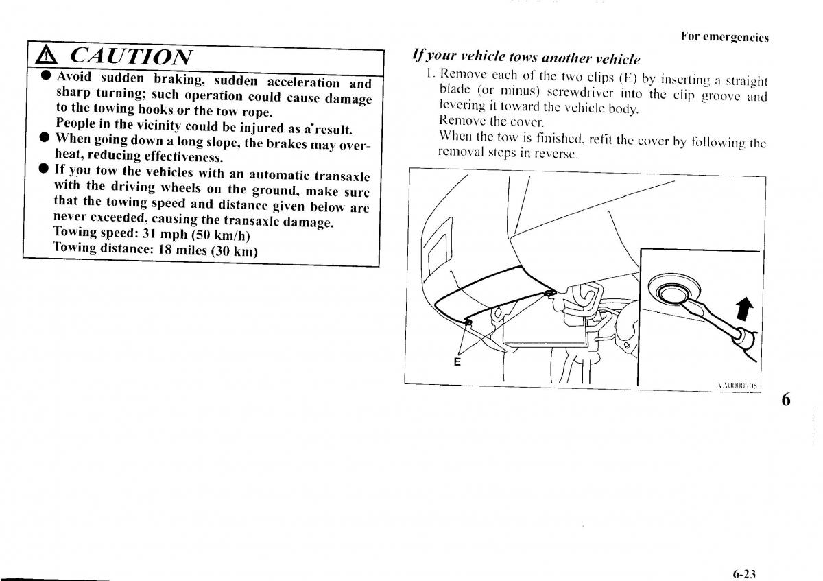 Mitsubishi Outlander I 1 owners manual / page 233