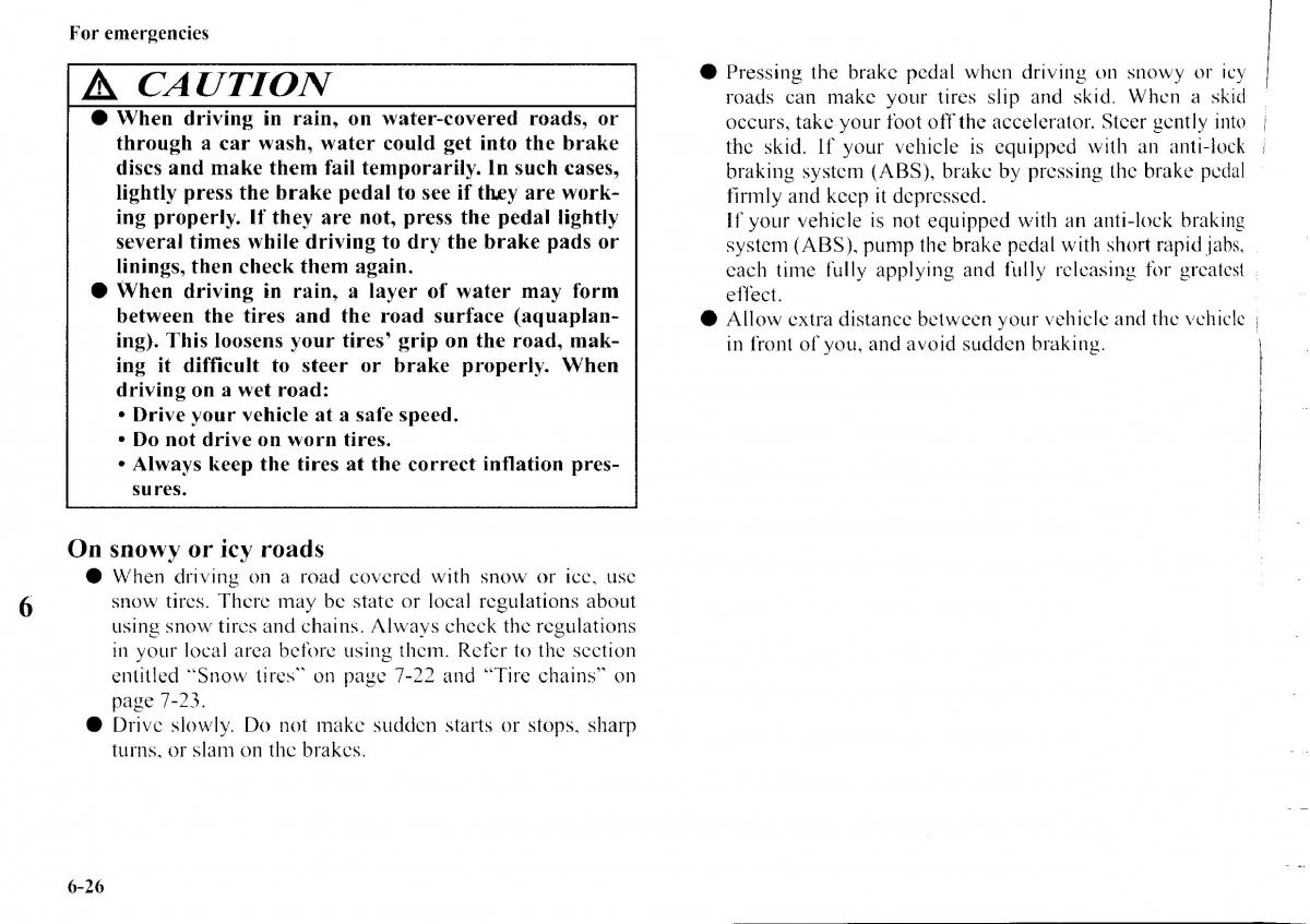 Mitsubishi Outlander I 1 owners manual / page 236