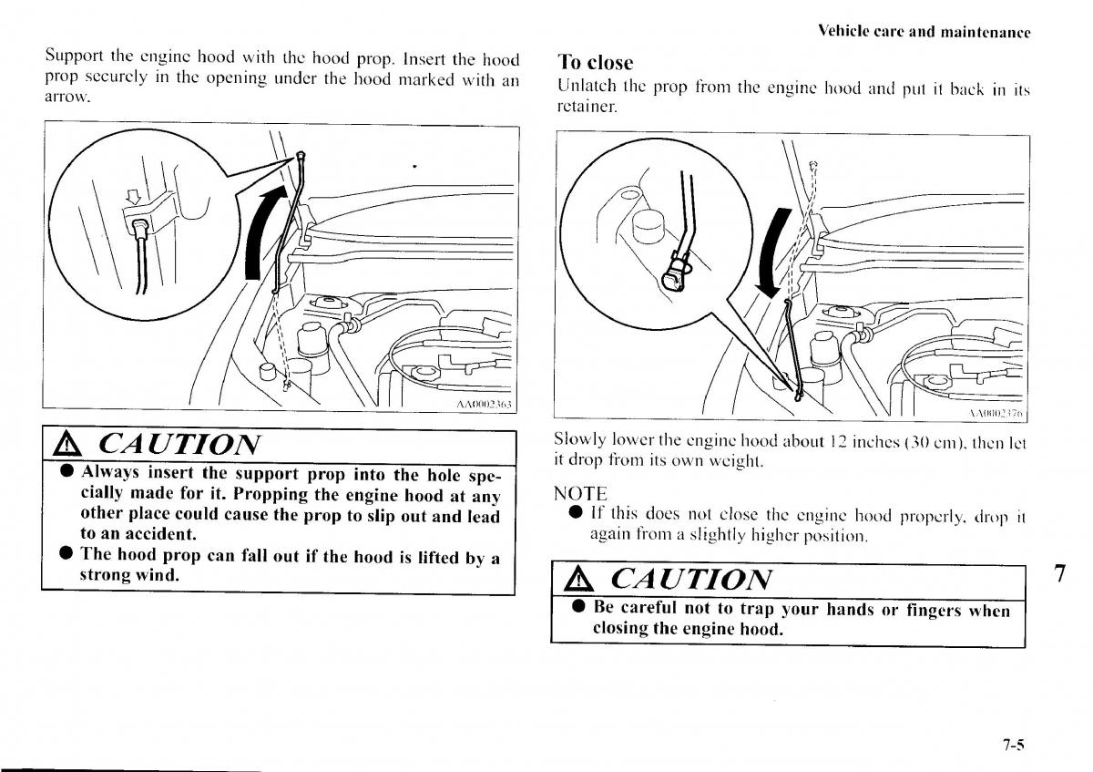 Mitsubishi Outlander I 1 owners manual / page 241