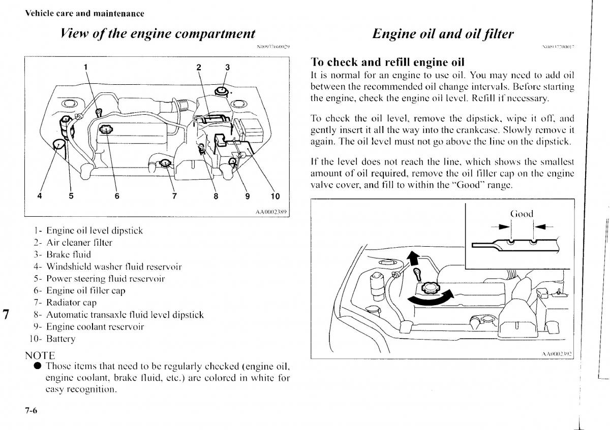 Mitsubishi Outlander I 1 owners manual / page 242