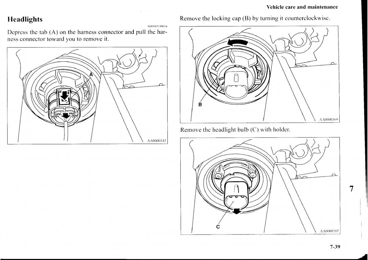 Mitsubishi Outlander I 1 owners manual / page 275