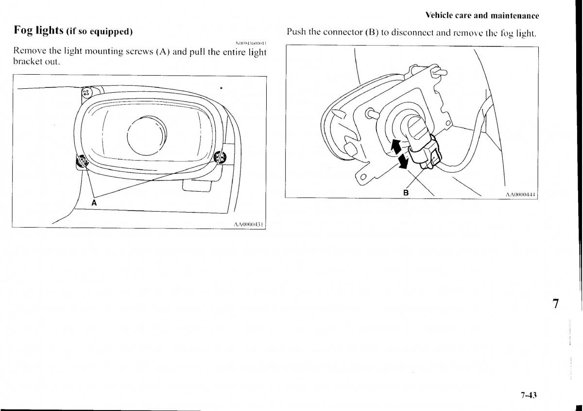 Mitsubishi Outlander I 1 owners manual / page 279