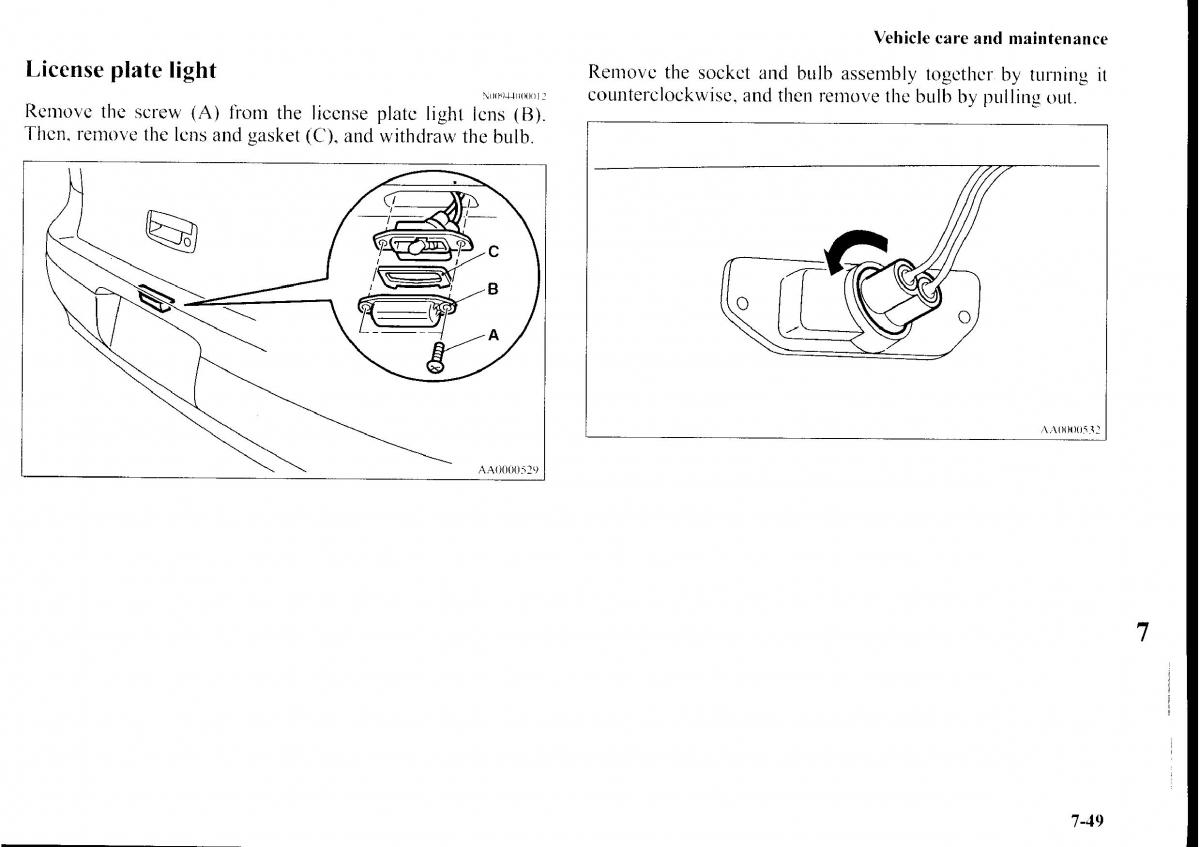 Mitsubishi Outlander I 1 owners manual / page 285