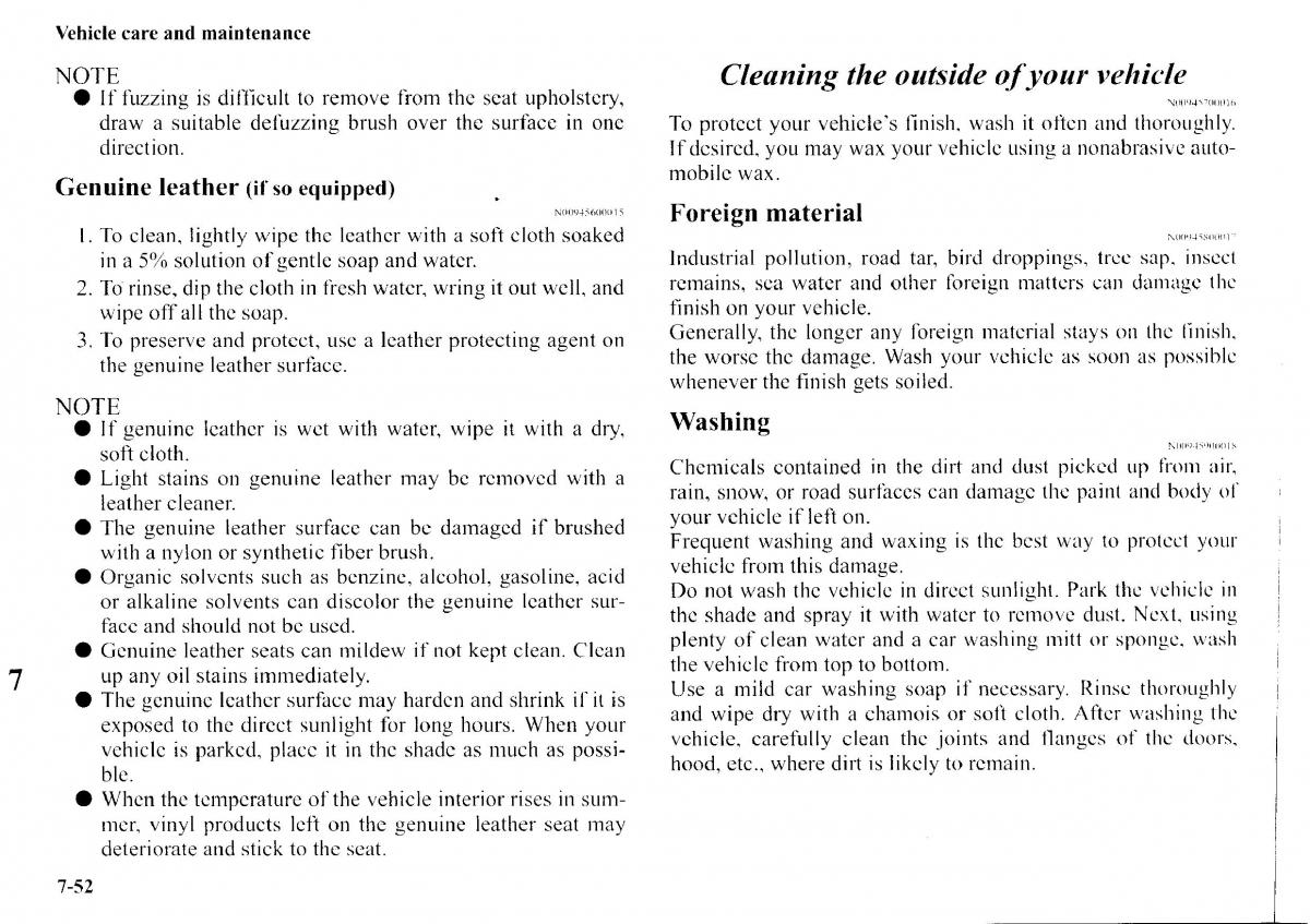 Mitsubishi Outlander I 1 owners manual / page 288