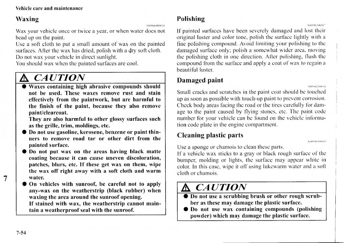 Mitsubishi Outlander I 1 owners manual / page 290