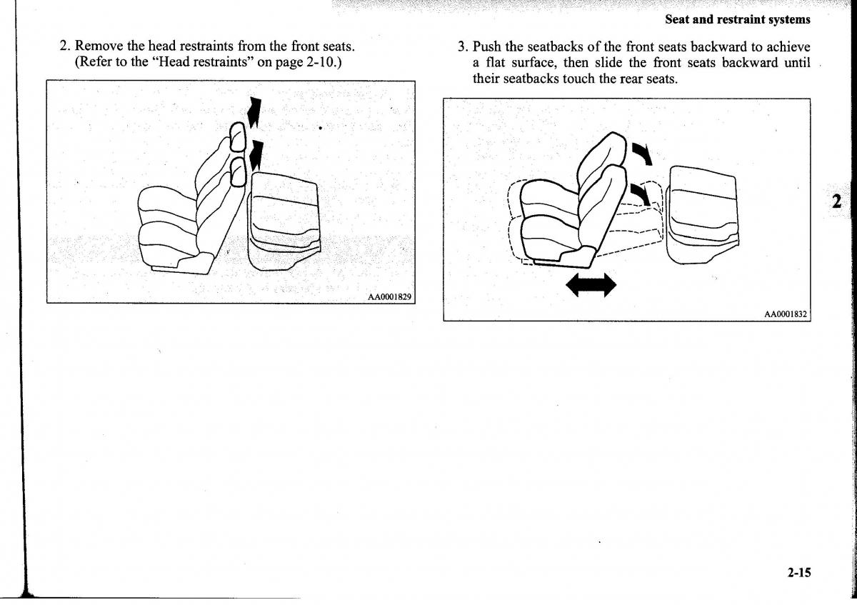 Mitsubishi Outlander I 1 owners manual / page 39