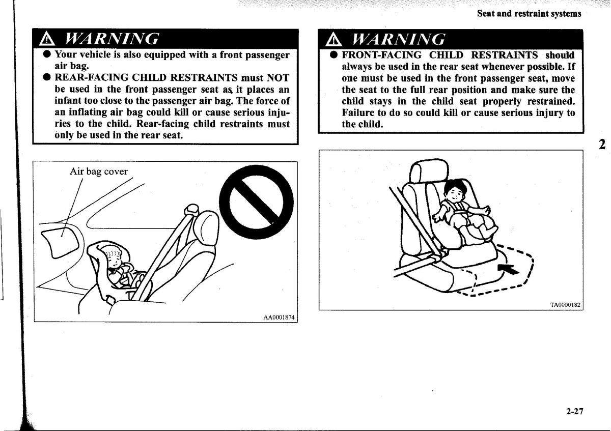 Mitsubishi Outlander I 1 owners manual / page 51