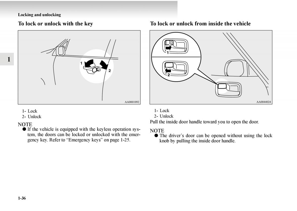 Mitsubishi Outlander II 2 owners manual / page 56