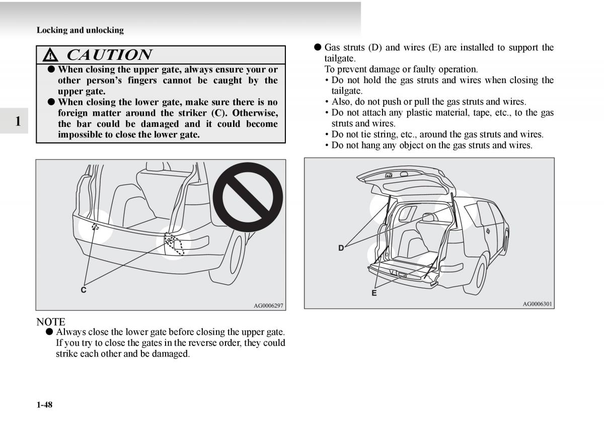 Mitsubishi Outlander II 2 owners manual / page 68