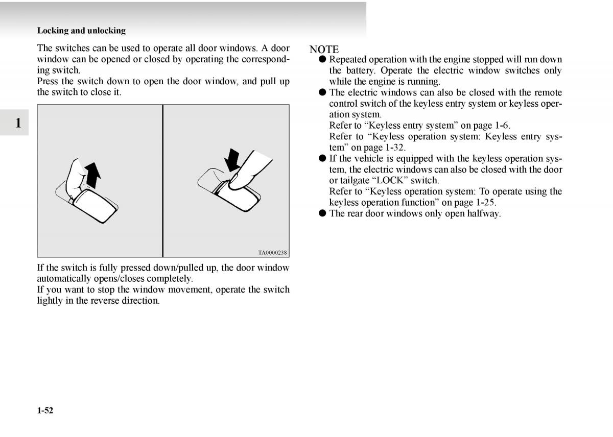 Mitsubishi Outlander II 2 owners manual / page 72