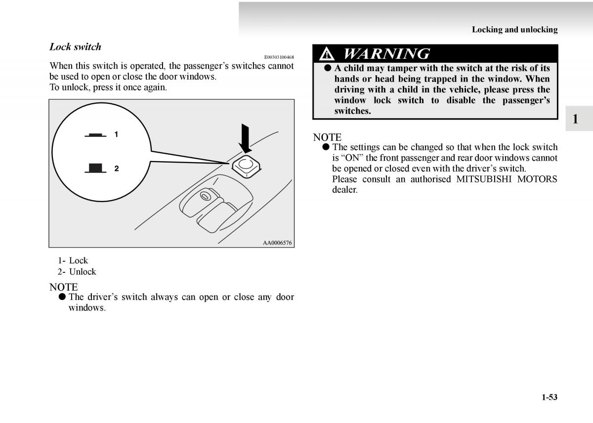 Mitsubishi Outlander II 2 owners manual / page 73