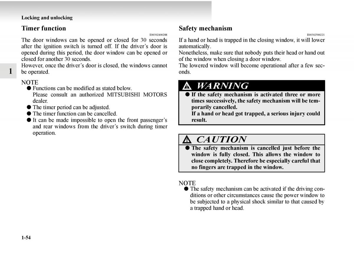 Mitsubishi Outlander II 2 owners manual / page 74