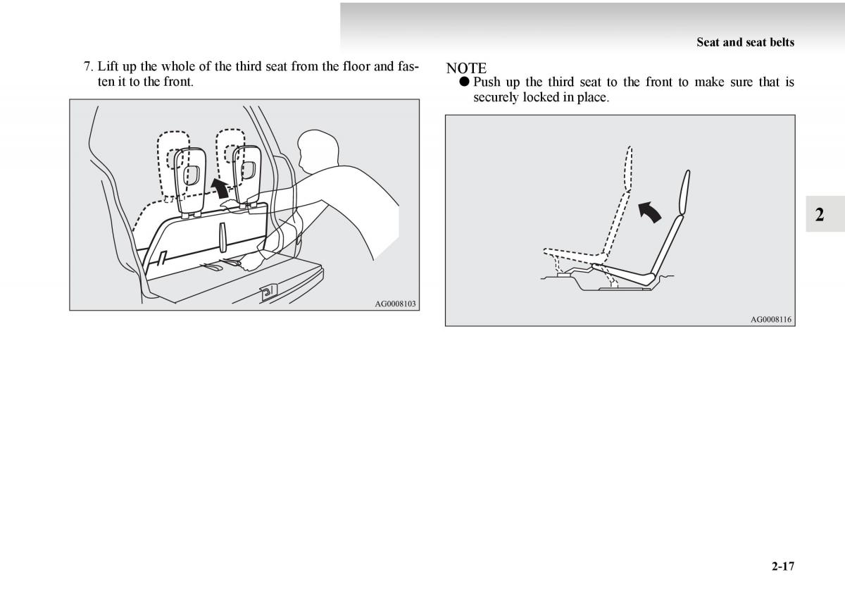 Mitsubishi Outlander II 2 owners manual / page 95