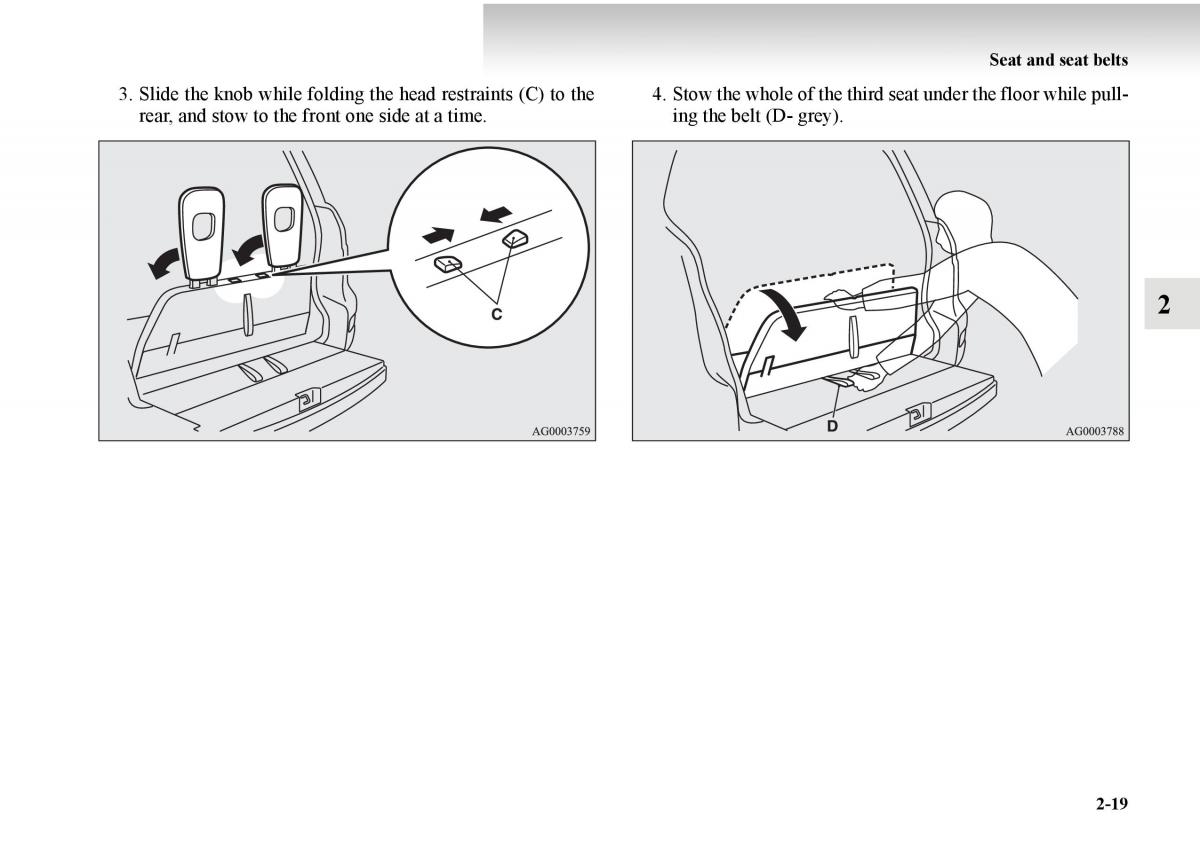 Mitsubishi Outlander II 2 owners manual / page 97