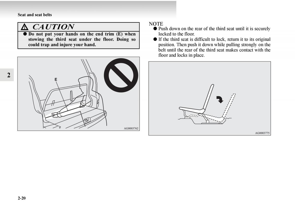 Mitsubishi Outlander II 2 owners manual / page 98