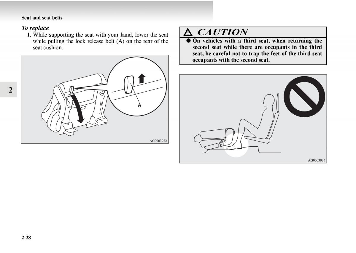 Mitsubishi Outlander II 2 owners manual / page 106