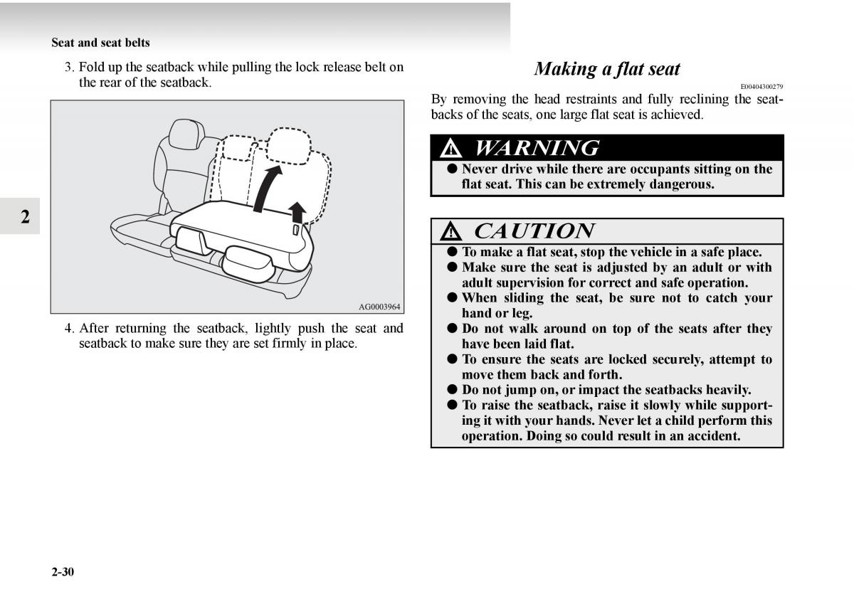 Mitsubishi Outlander II 2 owners manual / page 108