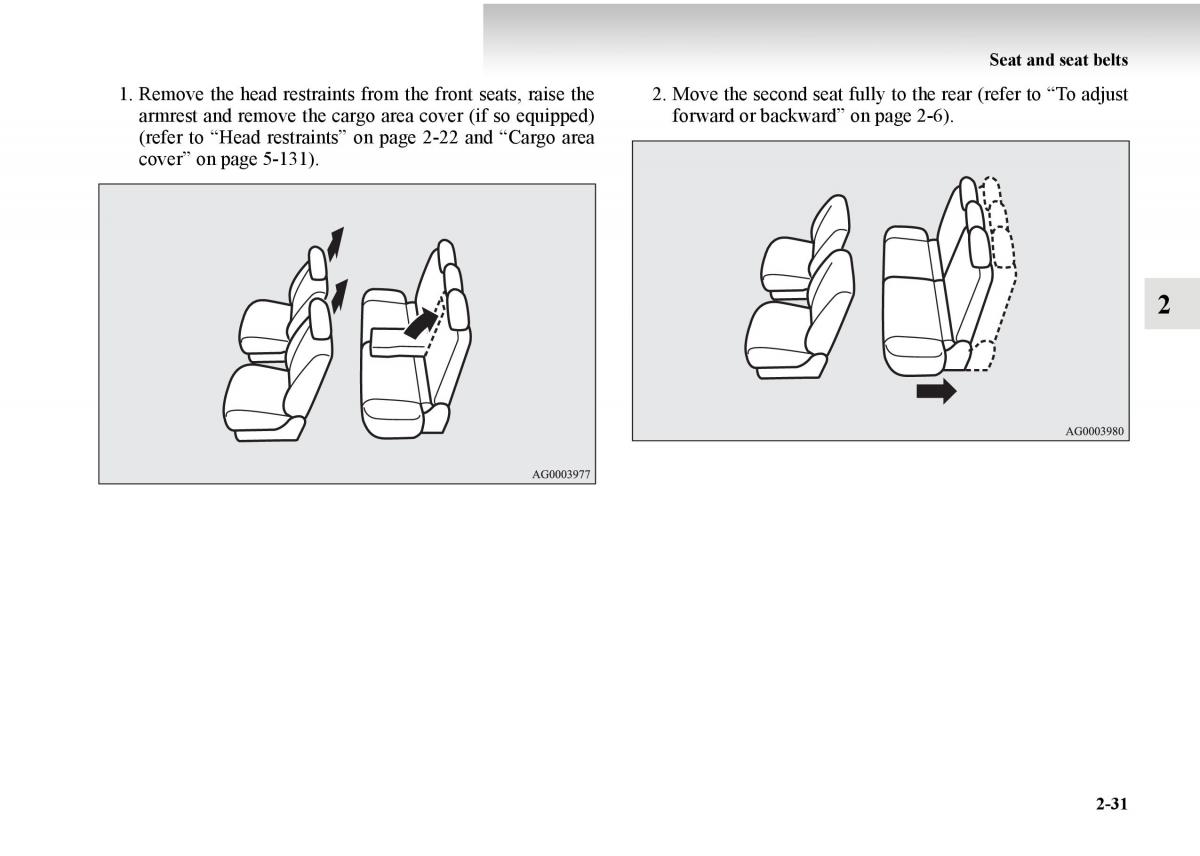 Mitsubishi Outlander II 2 owners manual / page 109