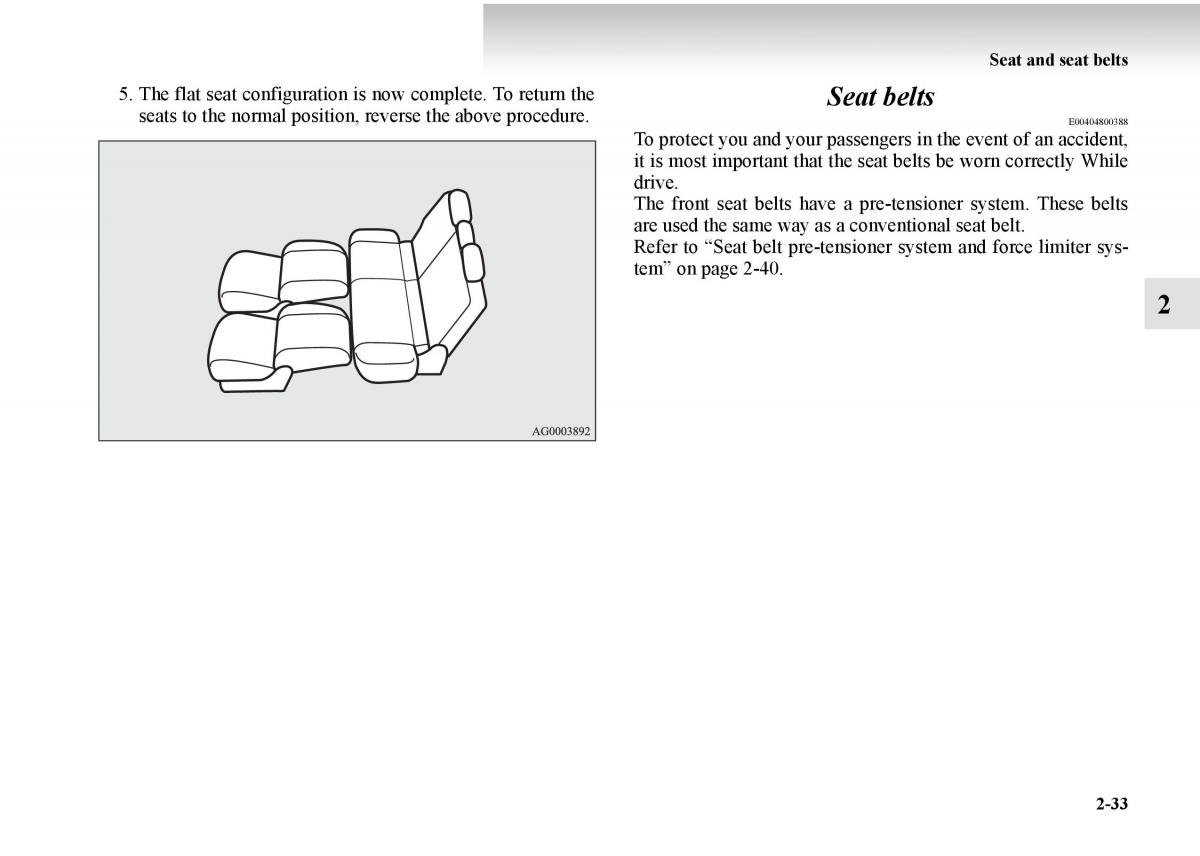 Mitsubishi Outlander II 2 owners manual / page 111