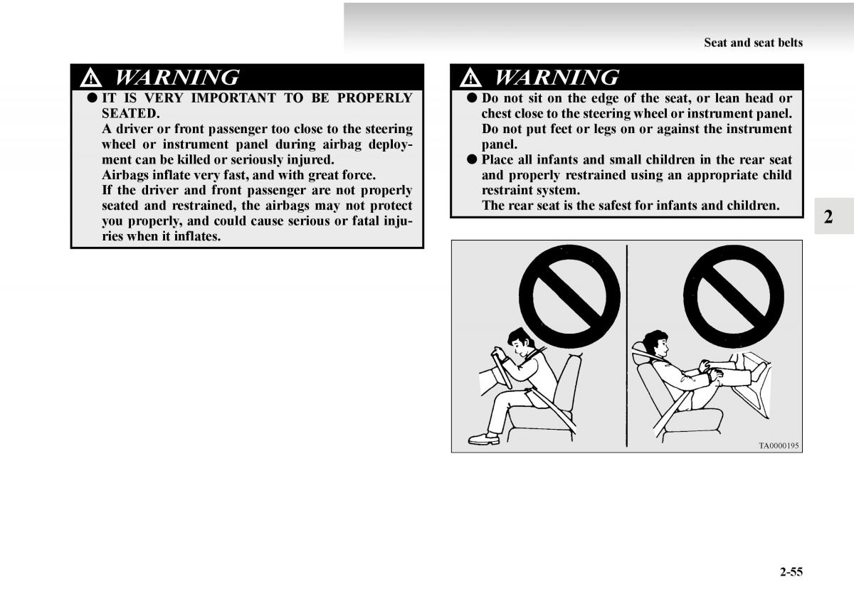 Mitsubishi Outlander II 2 owners manual / page 133