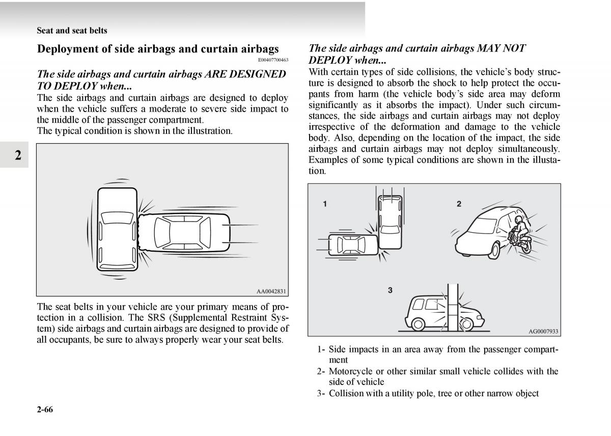 Mitsubishi Outlander II 2 owners manual / page 144