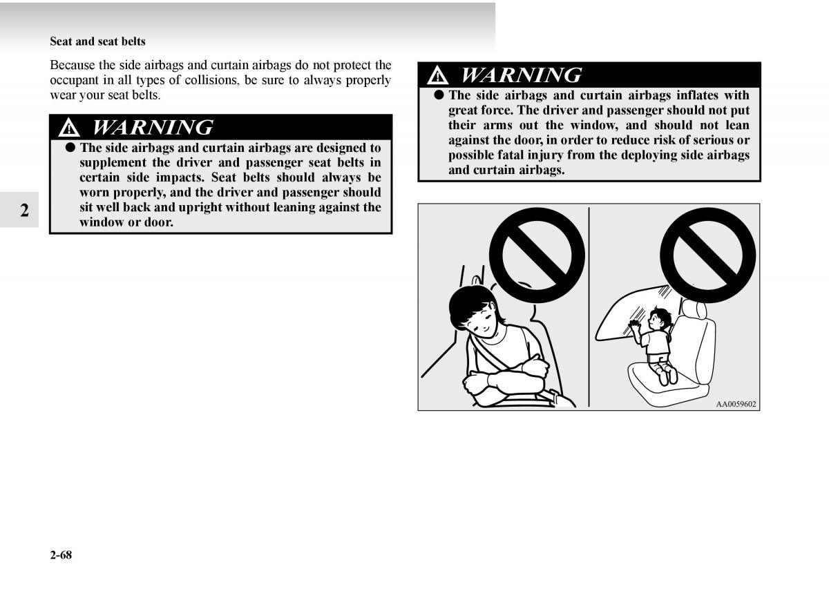 Mitsubishi Outlander II 2 owners manual / page 146