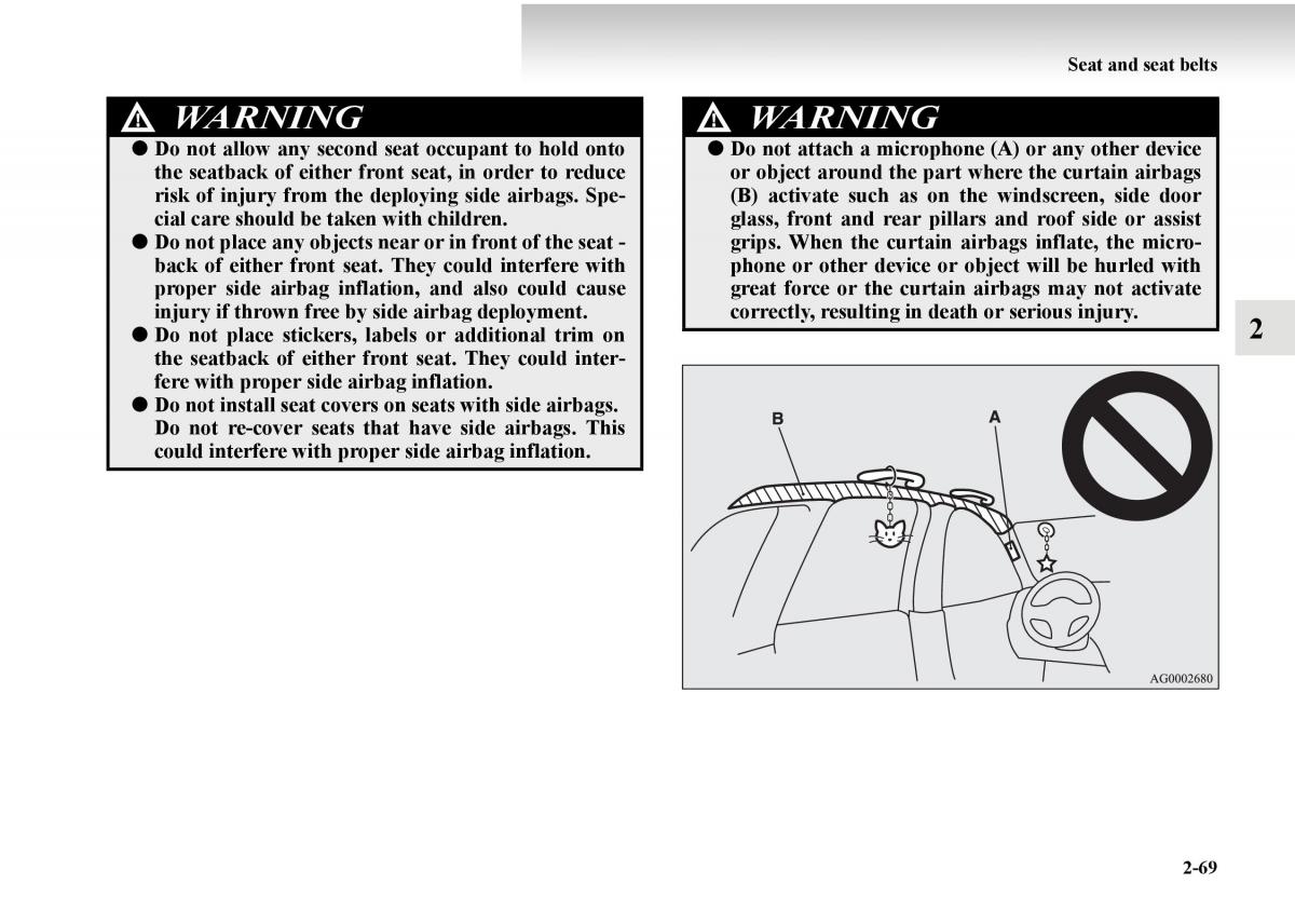 Mitsubishi Outlander II 2 owners manual / page 147