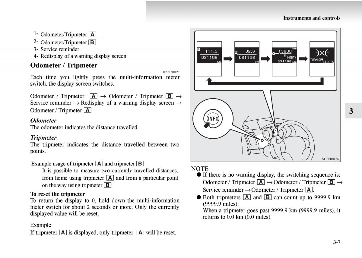 Mitsubishi Outlander II 2 owners manual / page 157